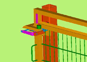 Gartentor Schlie�mechanismus1